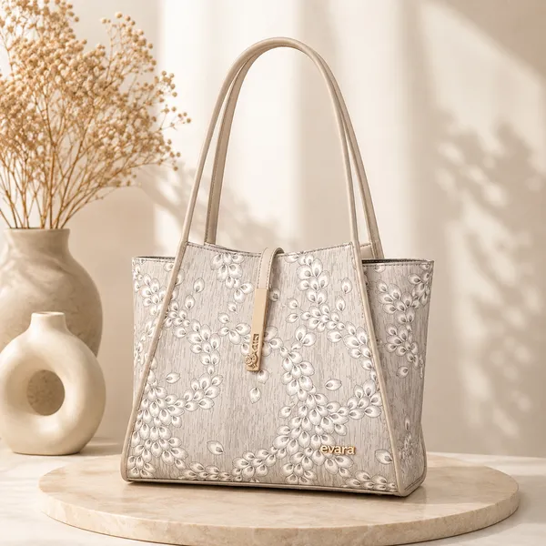 Beige_Textured_Floral_Print_Shoulder_Bag_for_Women