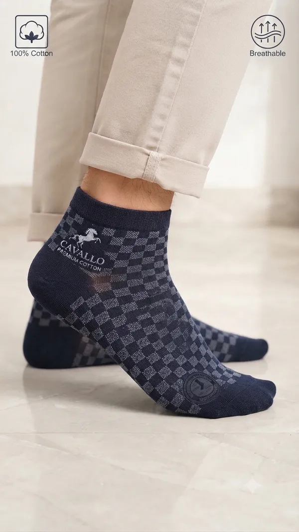 Cavallo_Premium_Cotton_Checkered_Short_Ankle_Socks_-_Breathable_Comfort_*five_piece_combo*