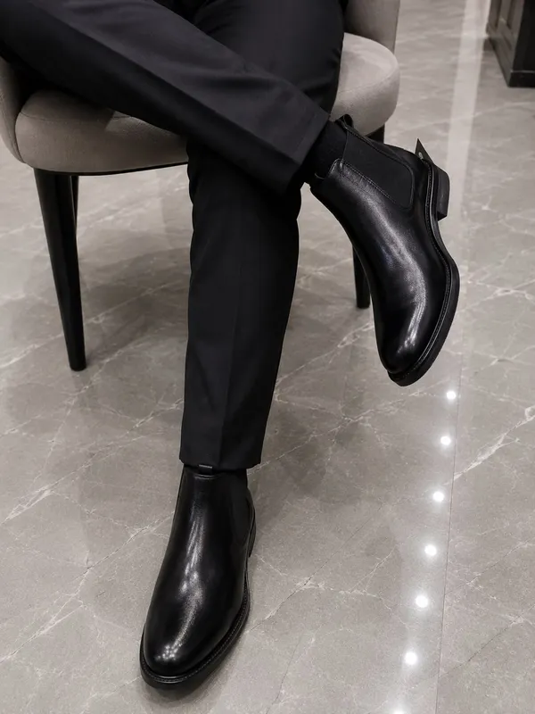 Black_Leather_Ankle_Boots_For_Man