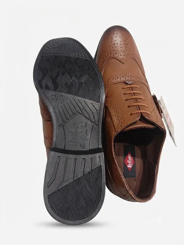 Lee_Cooper_Men's_Tan_Brogue_Formal_Shoes