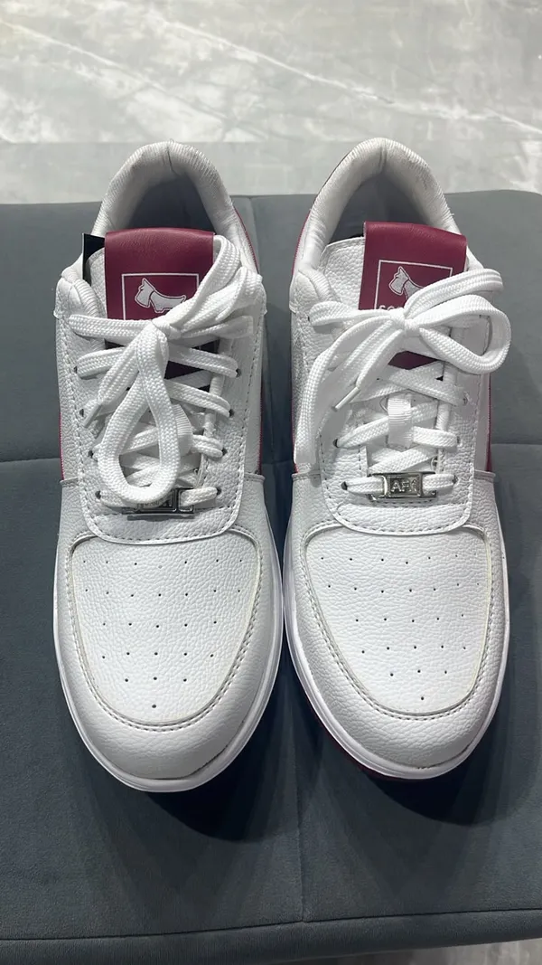 White_and_Maroon_Low-Top_Sneakers