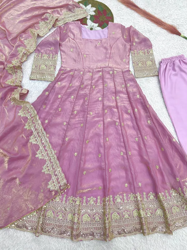 KD_1633_Beautiful_Pink_Anarkali_kurta_set