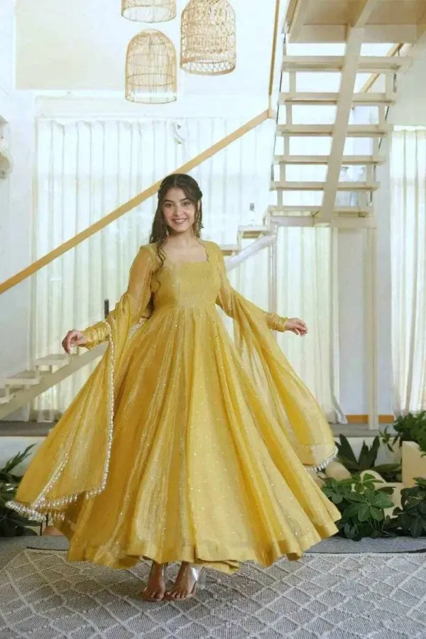 KD_1641_Premium_Elegance_Ethic_Salsa_Silk_Wear_Golden_Color_Anarkali_Suit_set
