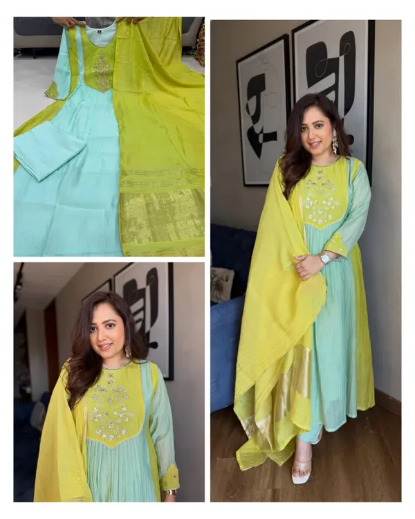 KS-325_Launching_New_🦋_Đěsigner_Festival_Special_Pure_Mul_Chanderi_With_Jequard_Wiving_Lagadi_Duppata__&_Pant_Set
