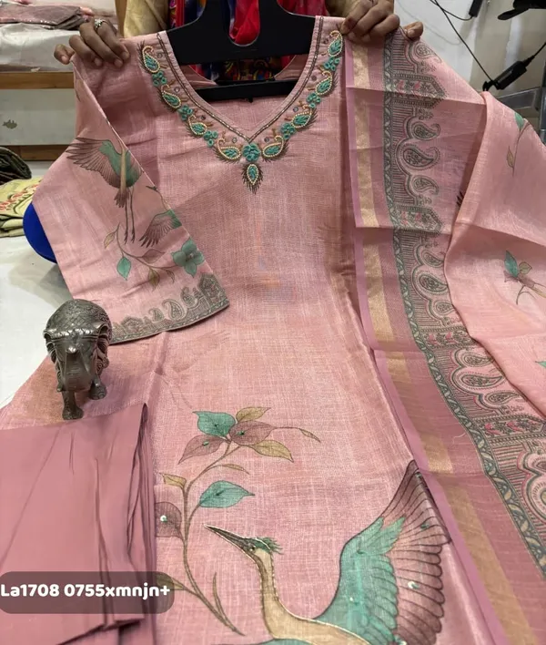 KS-357_PREMIUM_KATHA_WORK_KURTI_WITH_ROMAN_PANT_&_UNIQUE_PRINT_LINEN-BLEND_DUPATTA