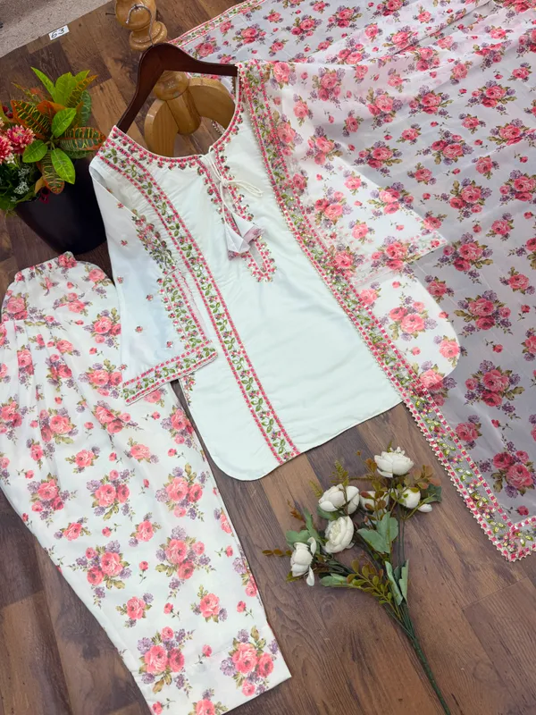 KS-387_Kurta_,_Farshi_Salwar_and_Dupatta_Set