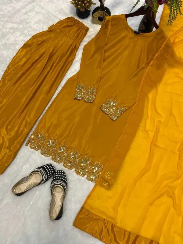 MC_2001_Premium_Elegance_Crep_Silk_Party_Wear_Kurta,_Farshi_Salwar_&_Dupatta_set