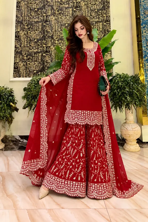 RAS-110_ENHANCE_THE_BEAUTY_OF_YOUR_WARDROBE_WITH_THIS_NEWLY_LAUNCHED_RED_COLOUR_KURTI-PALAZZO_SET