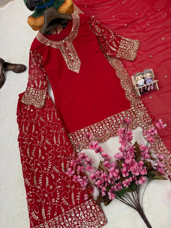 RAS-110_ENHANCE_THE_BEAUTY_OF_YOUR_WARDROBE_WITH_THIS_NEWLY_LAUNCHED_RED_COLOUR_KURTI-PALAZZO_SET