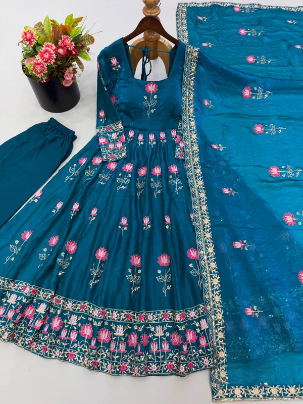 RAS-113_Festive_Trending_Designer_Gown_with_Heavy_sequence_embroidery_work_Dupatta