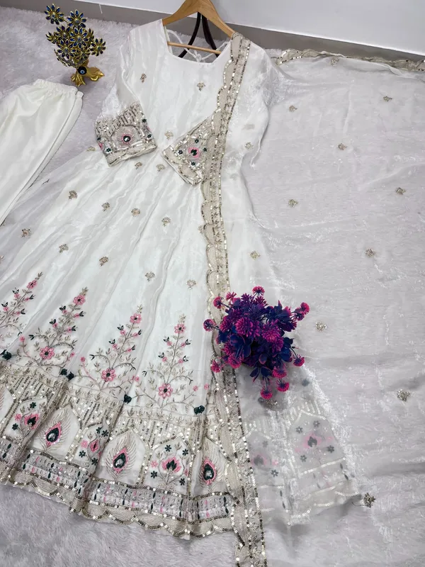 RAS-119_DESIGNER_GOWN_EMBROIDERY_SEQUENCE_WORK_ON_SILK_FABRIC_GOWN_PANT_AND_DUPATTA_SET