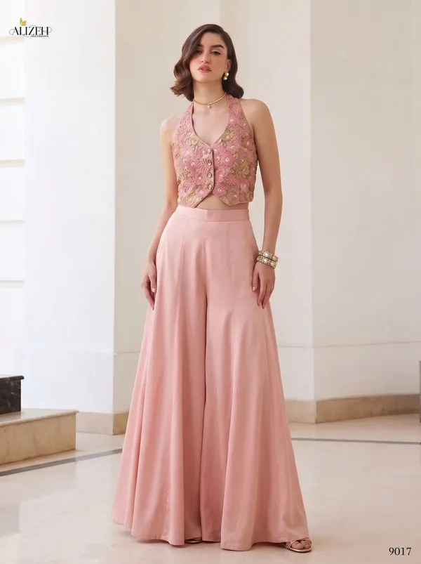 RAS-121_Readymade_Waistcoat_&_Palazzo_(2_Piece)