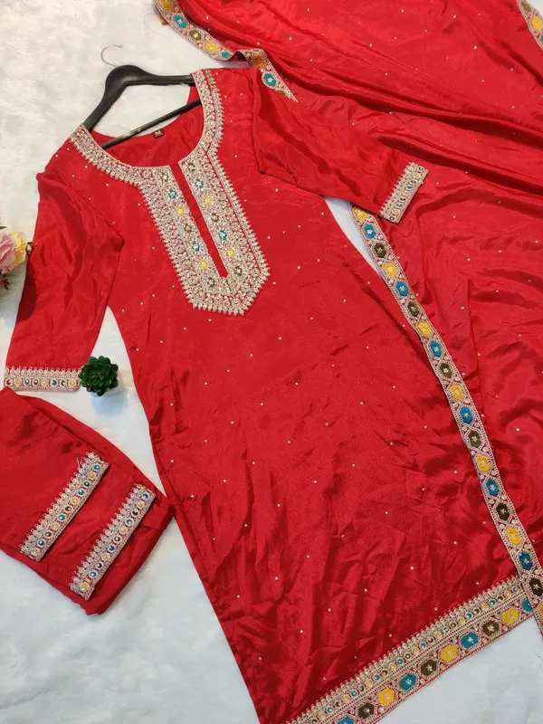 RAS-13_Festive_&_Party_Wear_Heavy_Chinon_Silk_Embroidered_Sequence_&_Diamond_Handwork_Ready-to-Wear_Top,_Bottom_&_Dupatta_Set