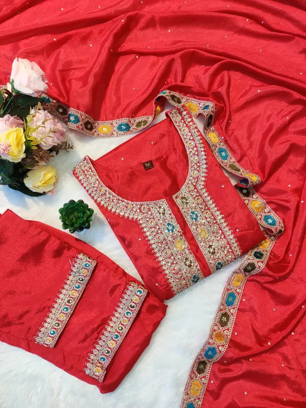 RAS-13_Festive_&_Party_Wear_Heavy_Chinon_Silk_Embroidered_Sequence_&_Diamond_Handwork_Ready-to-Wear_Top,_Bottom_&_Dupatta_Set