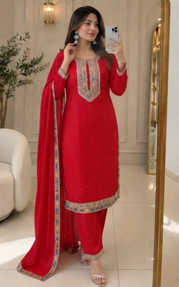 RAS-13_Festive_&_Party_Wear_Heavy_Chinon_Silk_Embroidered_Sequence_&_Diamond_Handwork_Ready-to-Wear_Top,_Bottom_&_Dupatta_Set