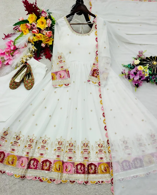 RAS-19_Launching_New_Design_Trending_Fox_Georgette_*Anarkali_,_Pant_&_dupatta_set
