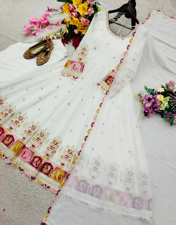 RAS-19_Launching_New_Design_Trending_Fox_Georgette_*Anarkali_,_Pant_&_dupatta_set