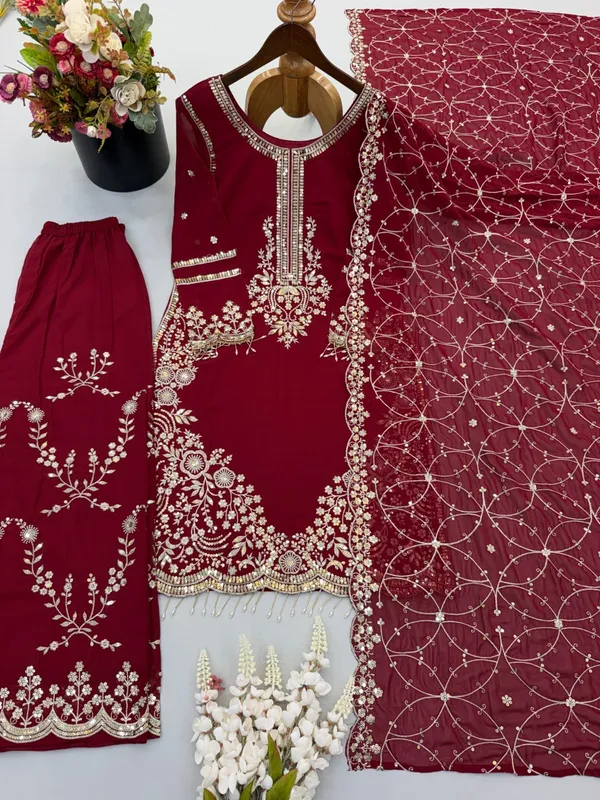 RAS-21_Beautiful_Kurta_,_Sharara_and_Dupatta_set