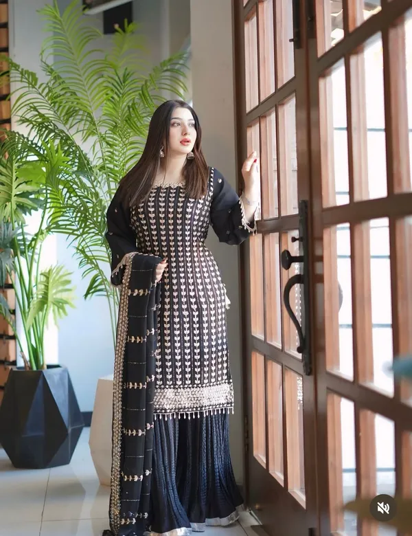 RAS-31_Presenting_New_Fox_Georgette_Top-Sharara_and_Dupatta_Set_Fully_Stitched_Ready_To_Wear