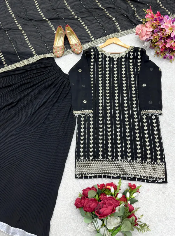 RAS-31_Presenting_New_Fox_Georgette_Top-Sharara_and_Dupatta_Set_Fully_Stitched_Ready_To_Wear
