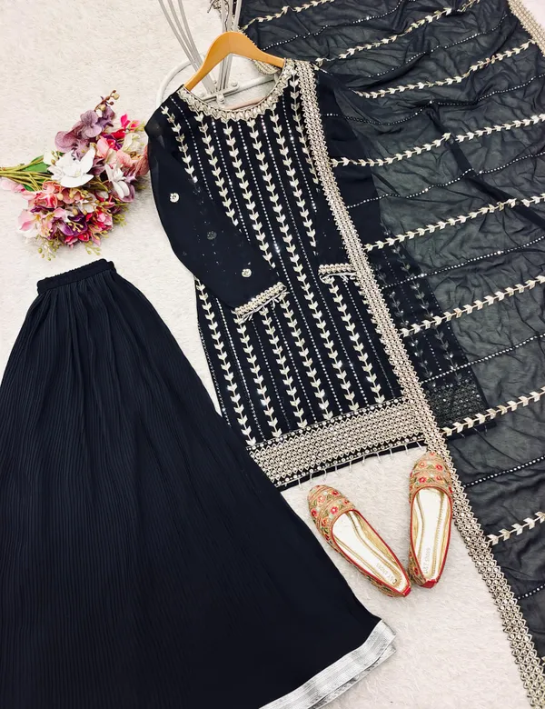 RAS-31_Presenting_New_Fox_Georgette_Top-Sharara_and_Dupatta_Set_Fully_Stitched_Ready_To_Wear
