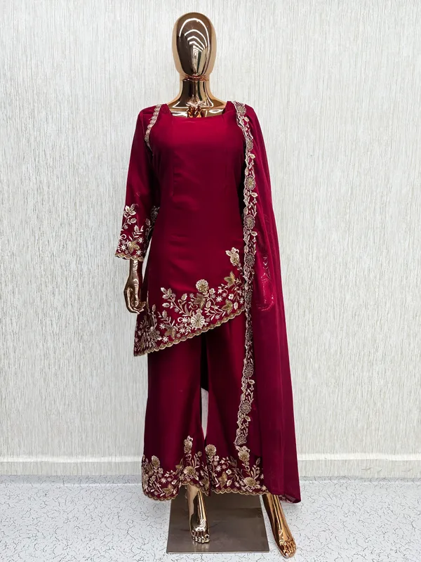 RAS-45_Elegant_Kurta_,_Bottom_&_dupatta_set