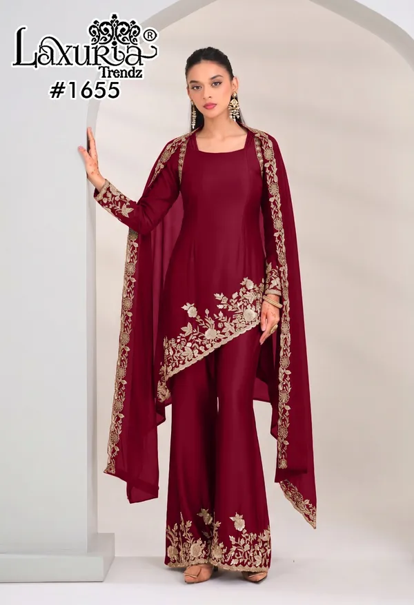RAS-45_Elegant_Kurta_,_Bottom_&_dupatta_set