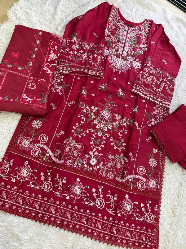 RAS-51_CAMRIC_COTTON_KURTA_,_PANT_,_DUPATTA_WITH_HEAVY_EMBROIDERY_WORK_AND_LACE_,INNER