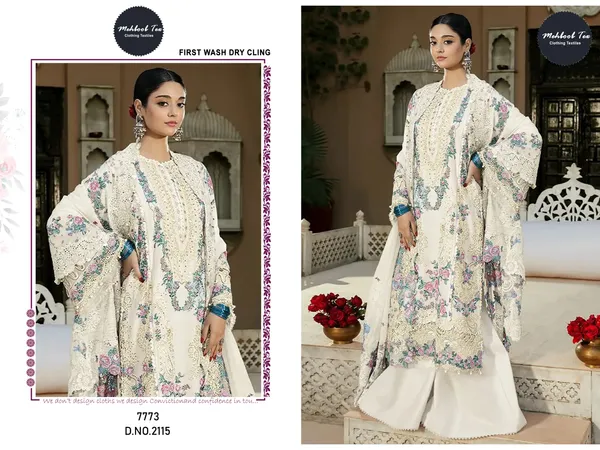 RAS-52_CAMRIC_COTTON_KURTA,_PANT_&_DUPATTA_WITH_HEAVY_EMBROIDERY_WORK_AND_LACE_,INNER