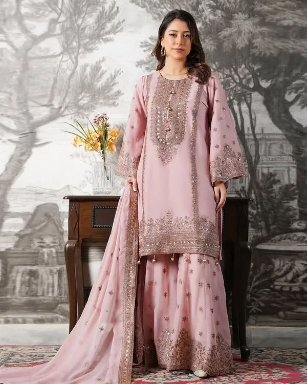 RAS-65_Fendy_Silk_And_Heavy_Embroidery_Sequence_Work_Top-Bottom_And_Dupatta_Set