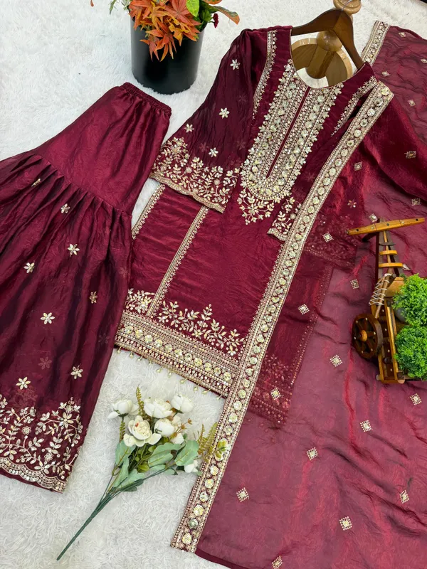 RAS-67_Fendy_Silk_And_Heavy_Embroidery_Sequence_Work_Top-Bottom_And_Dupatta_Set