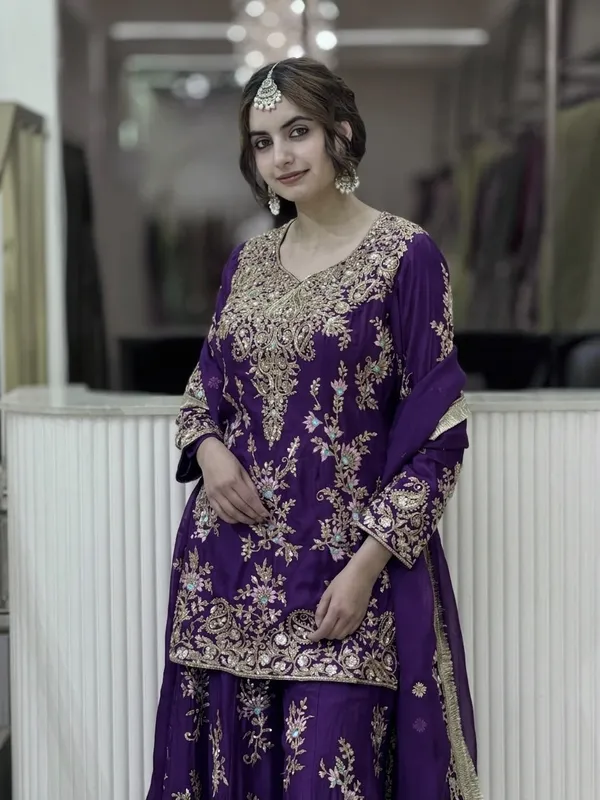 RAS-72_Đěsigner_Party_Wear_Look_Pur_Heavy_Faux_Georgette_Top_Palazzo_&_Dupatta_Set