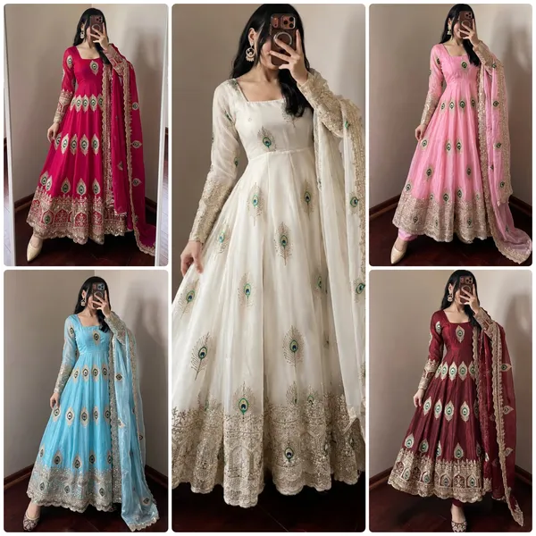 RAS-81_Designer_Party_Wear_Anarkali_,_Pant_&_dupatta_set