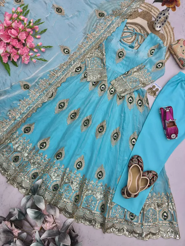 RAS-83_Designer_Party_Wear_Anarkali_,_Pant_&_dupatta_set
