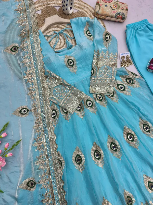 RAS-83_Designer_Party_Wear_Anarkali_,_Pant_&_dupatta_set