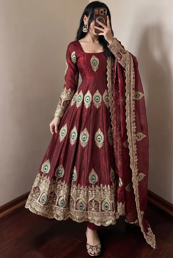 RAS-84_Designer_Party_Wear_Anarkali_,_Pant_&_dupatta_set