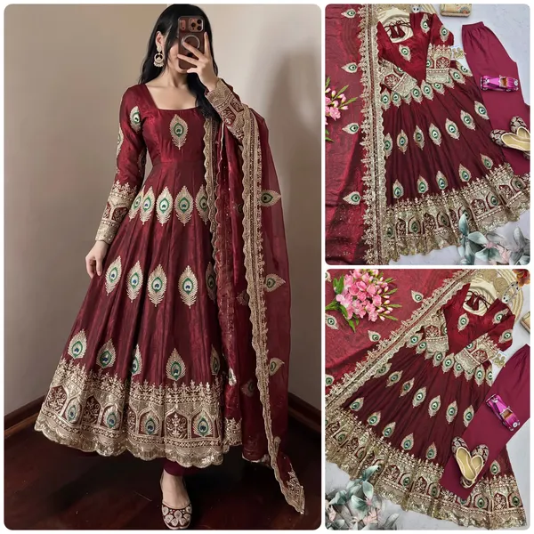 RAS-84_Designer_Party_Wear_Anarkali_,_Pant_&_dupatta_set