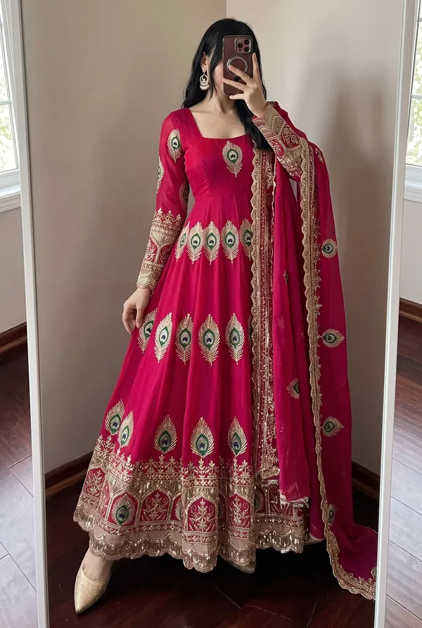 RAS-85_Designer_Party_Wear_Anarkali_,_Pant_&_dupatta_set