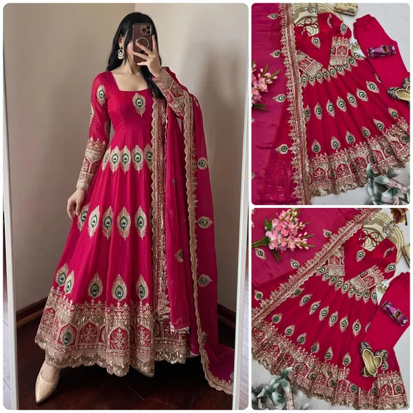 RAS-85_Designer_Party_Wear_Anarkali_,_Pant_&_dupatta_set