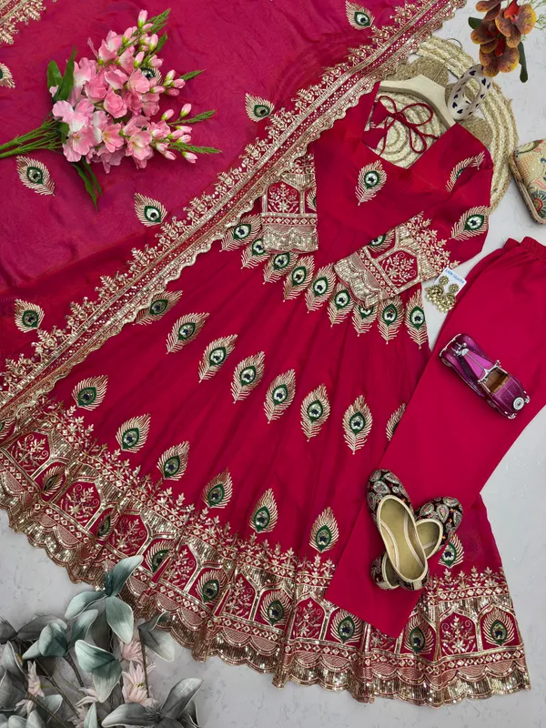 RAS-85_Designer_Party_Wear_Anarkali_,_Pant_&_dupatta_set