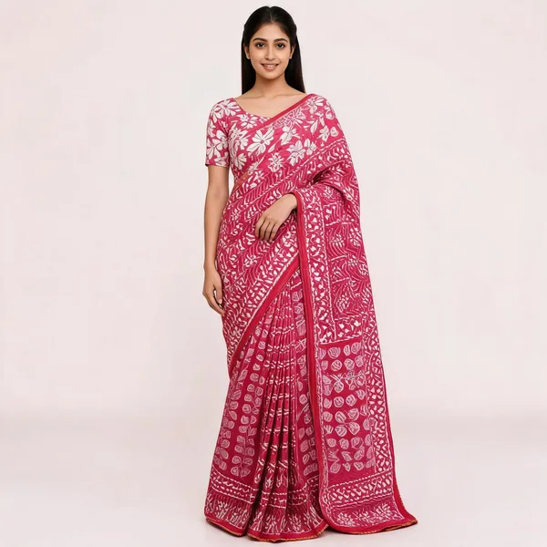 JBC_206_Beautiful_Pink_Mulmul_Cotton_Saree