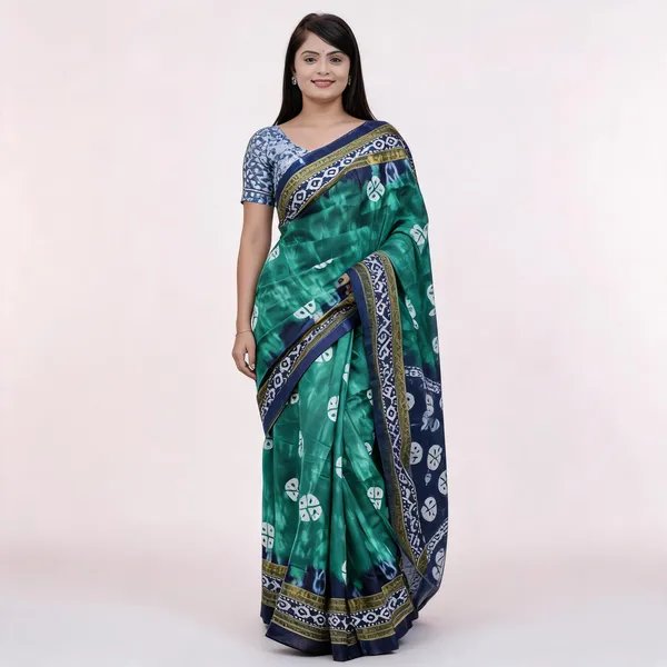 JBC_Elegant_Cotton_Stripe_Saree