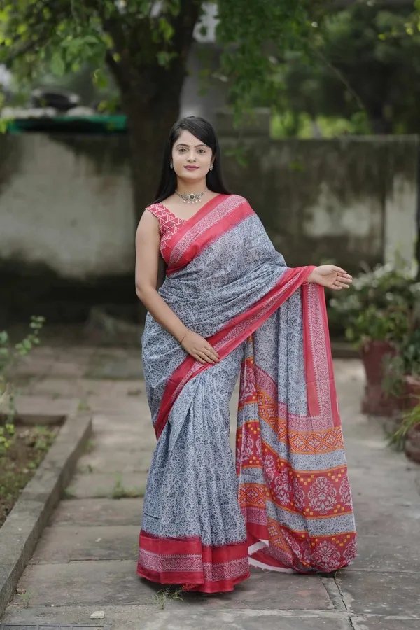 JBC_Grey_MalMal_Cotton_Saree