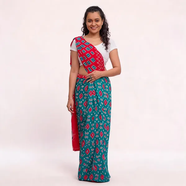 JBC_Petrol_Soft_Pure_Cotton_Saree