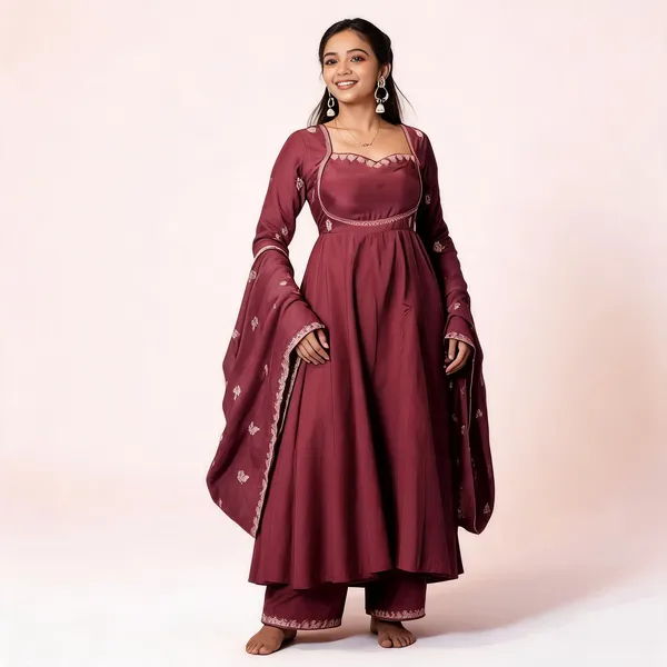 KD_1605_Premium_Fabric_And_Classy_Toned_Gown