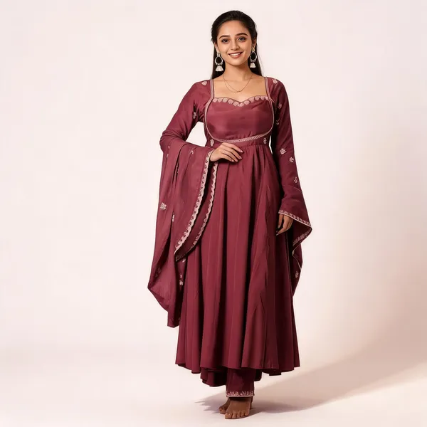 KD_1605_Premium_Fabric_And_Classy_Toned_Gown