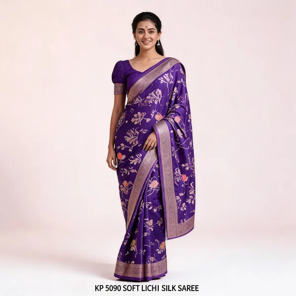 KP_5090_SOFT_LICHI_SILK_SAREE