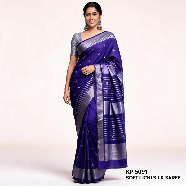 KP_5091_SOFT_LICHI_SILK_SAREE