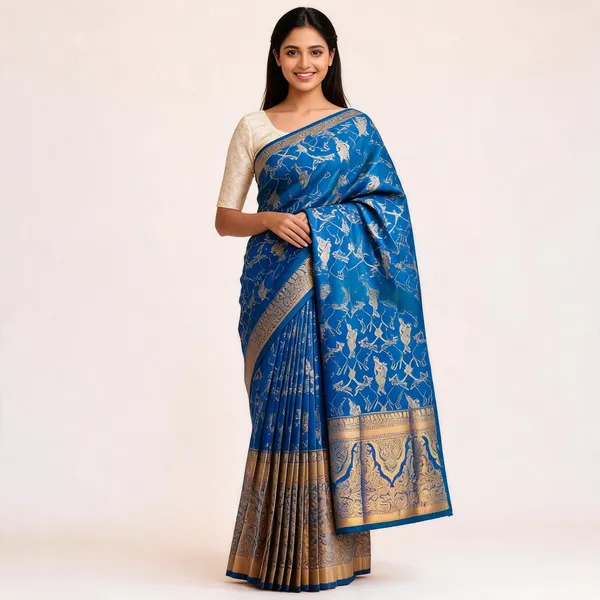 KP_6000_SOFT_LICHI_SILK_SAREE