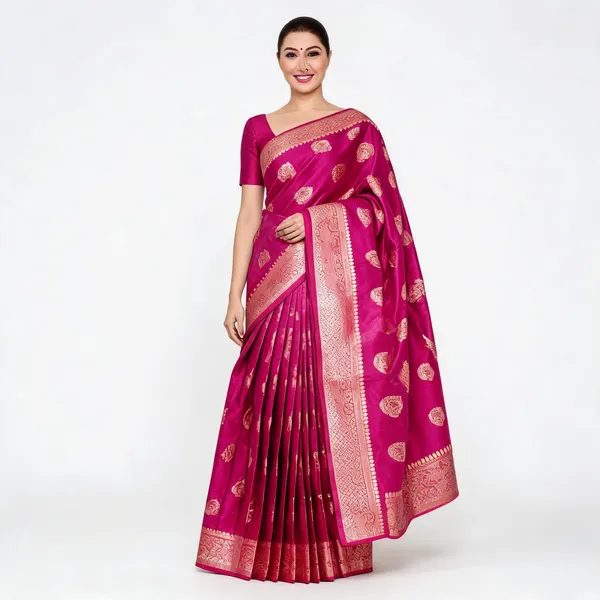 KP_6001_PINK_SOFT_LICHI_SILK_SAREE
